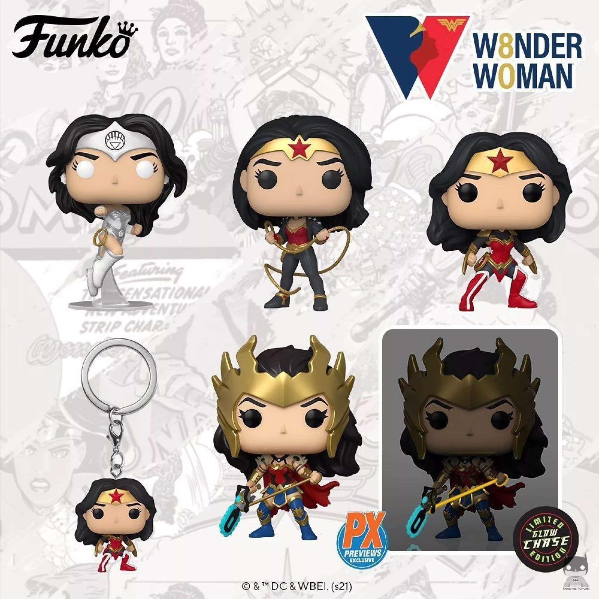 Déferlante de POP pour les 80 ans de Wonder Woman
