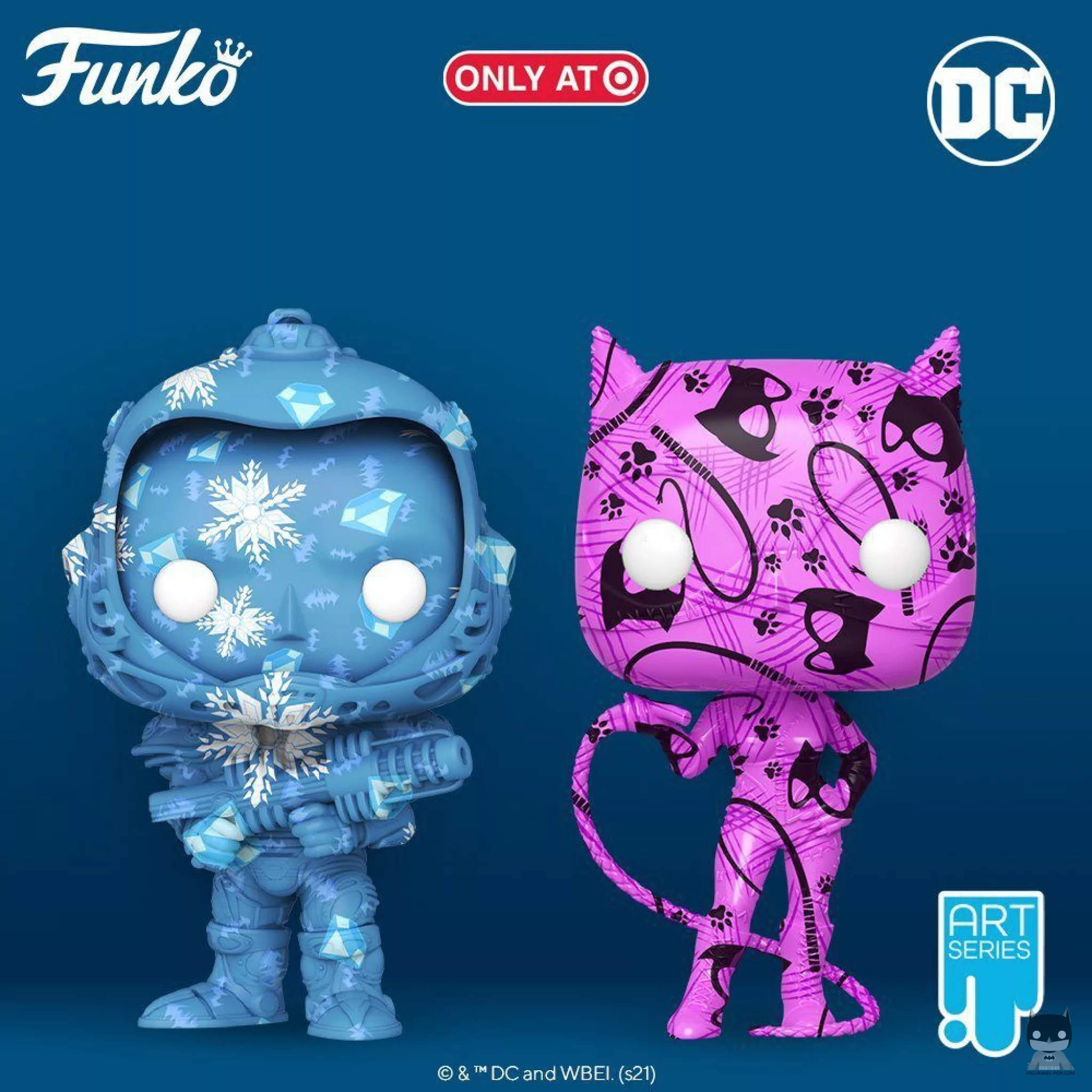 Des POP de la quadrilogie Batman en Art Series