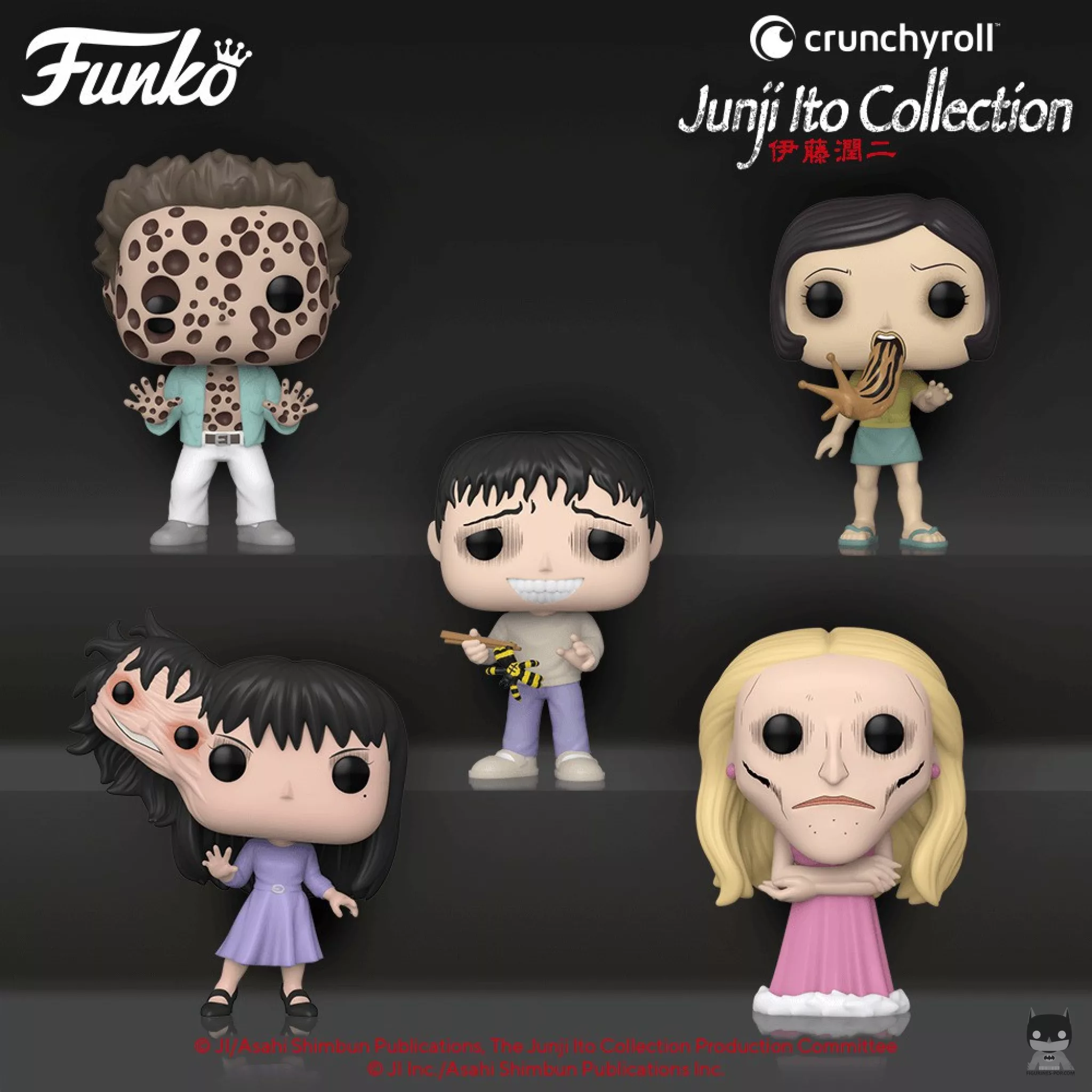 Des POP tout droit tirées de la collection de Junji Ito
