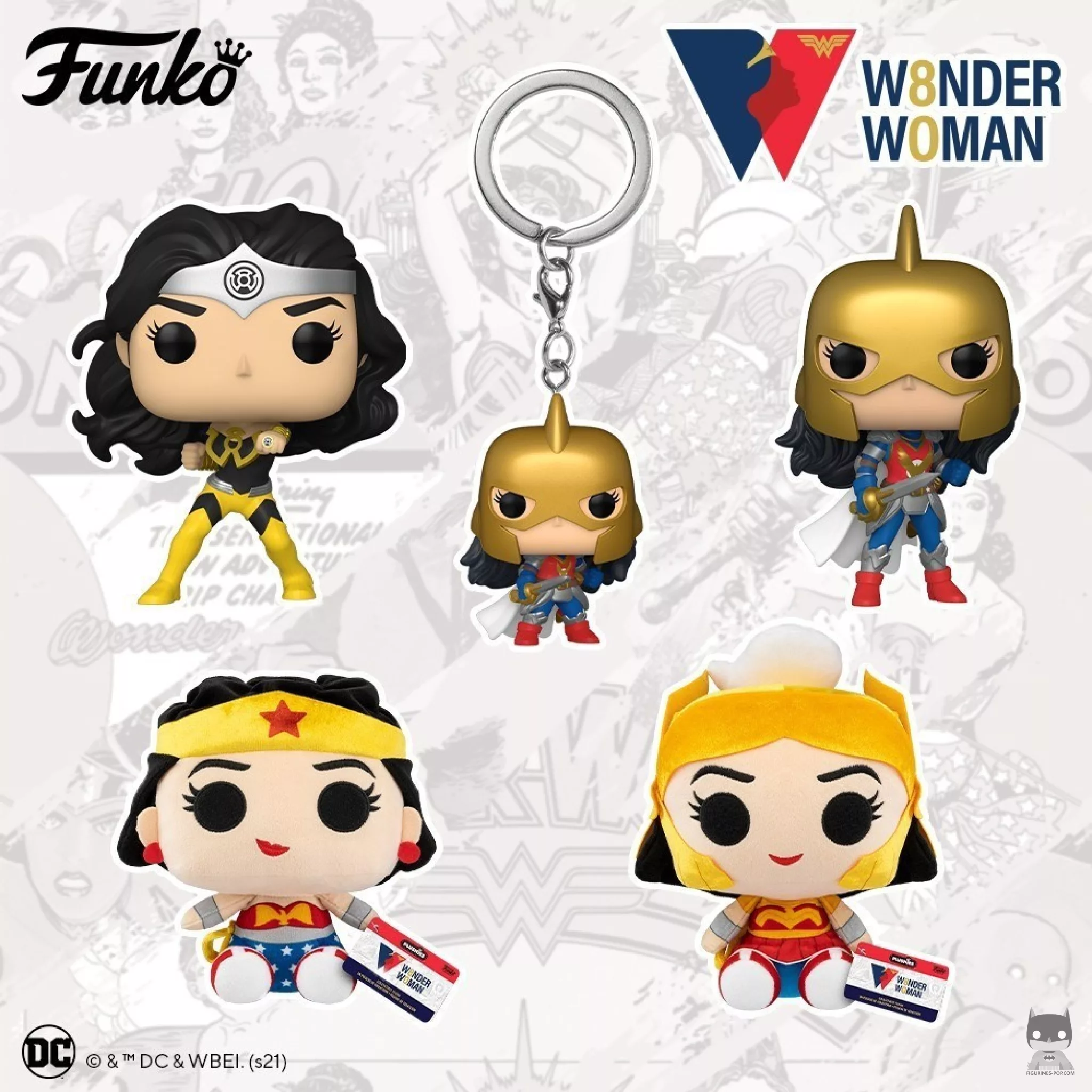 Deux nouvelles POP pour les 80 ans de Wonder Woman