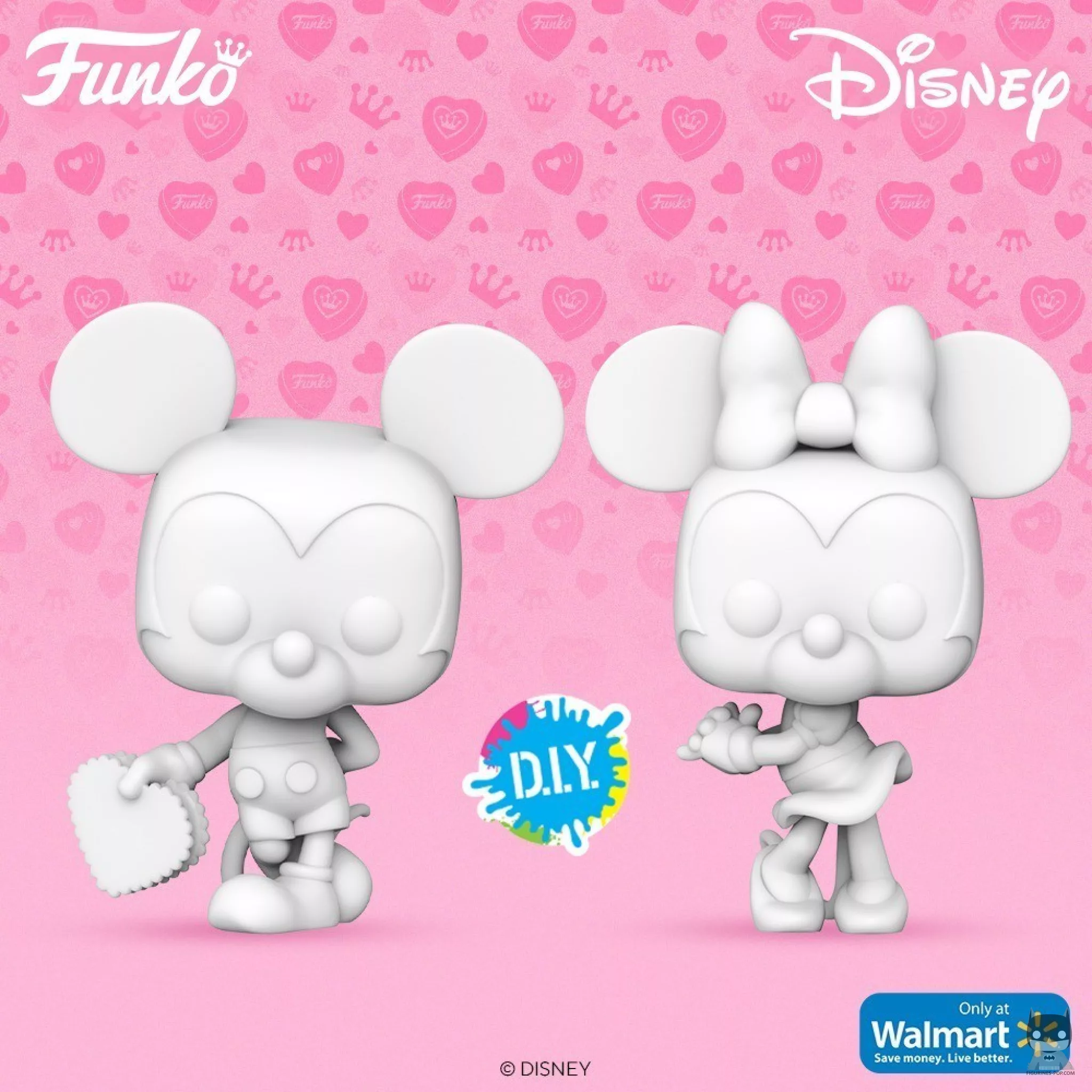 Envie de personnalisation ? Mickey et Minnie en POP DIY