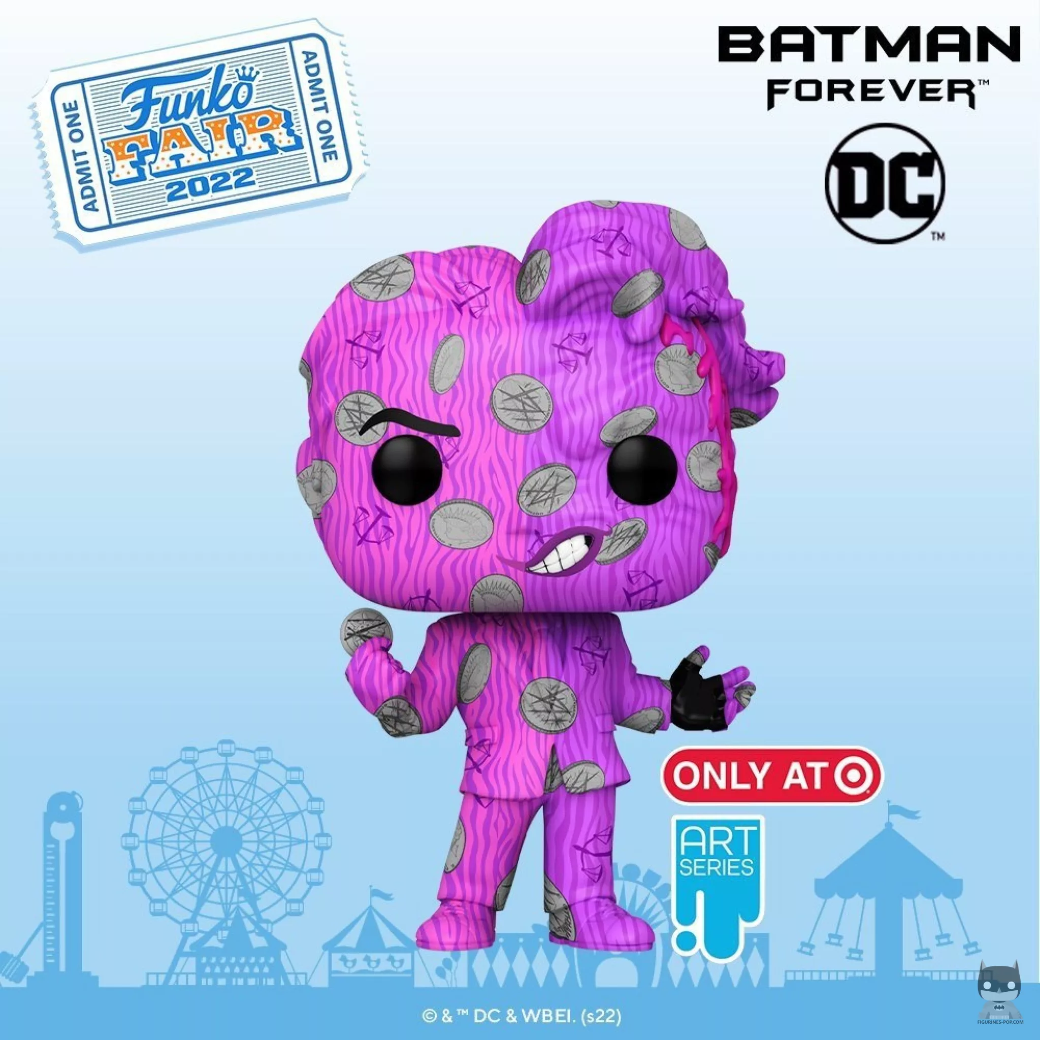 Funko dévoile Double Face (de Batman) dans une superbe POP Art Series