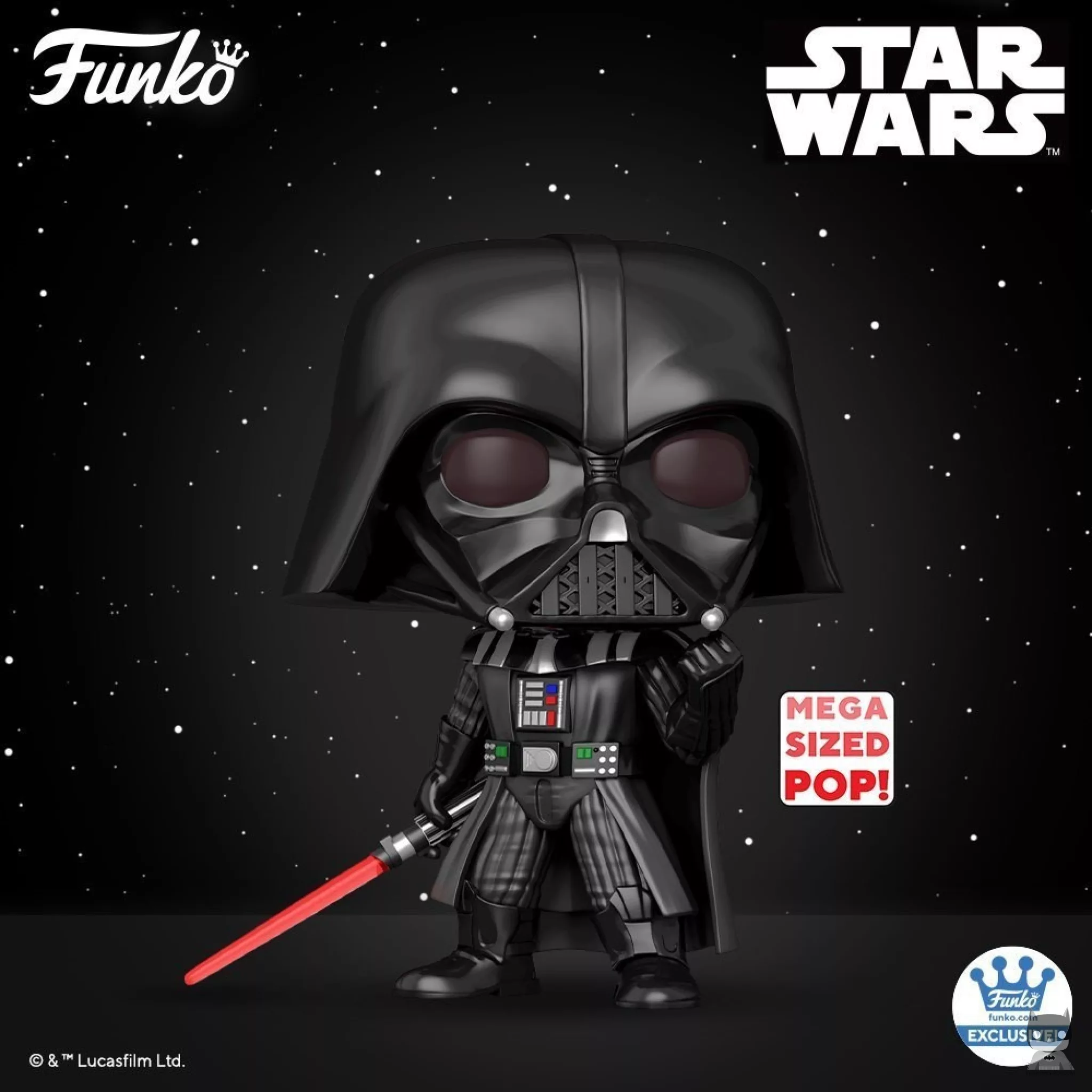 Funko dévoile une nouvelle POP Mega Size de Dark Vador