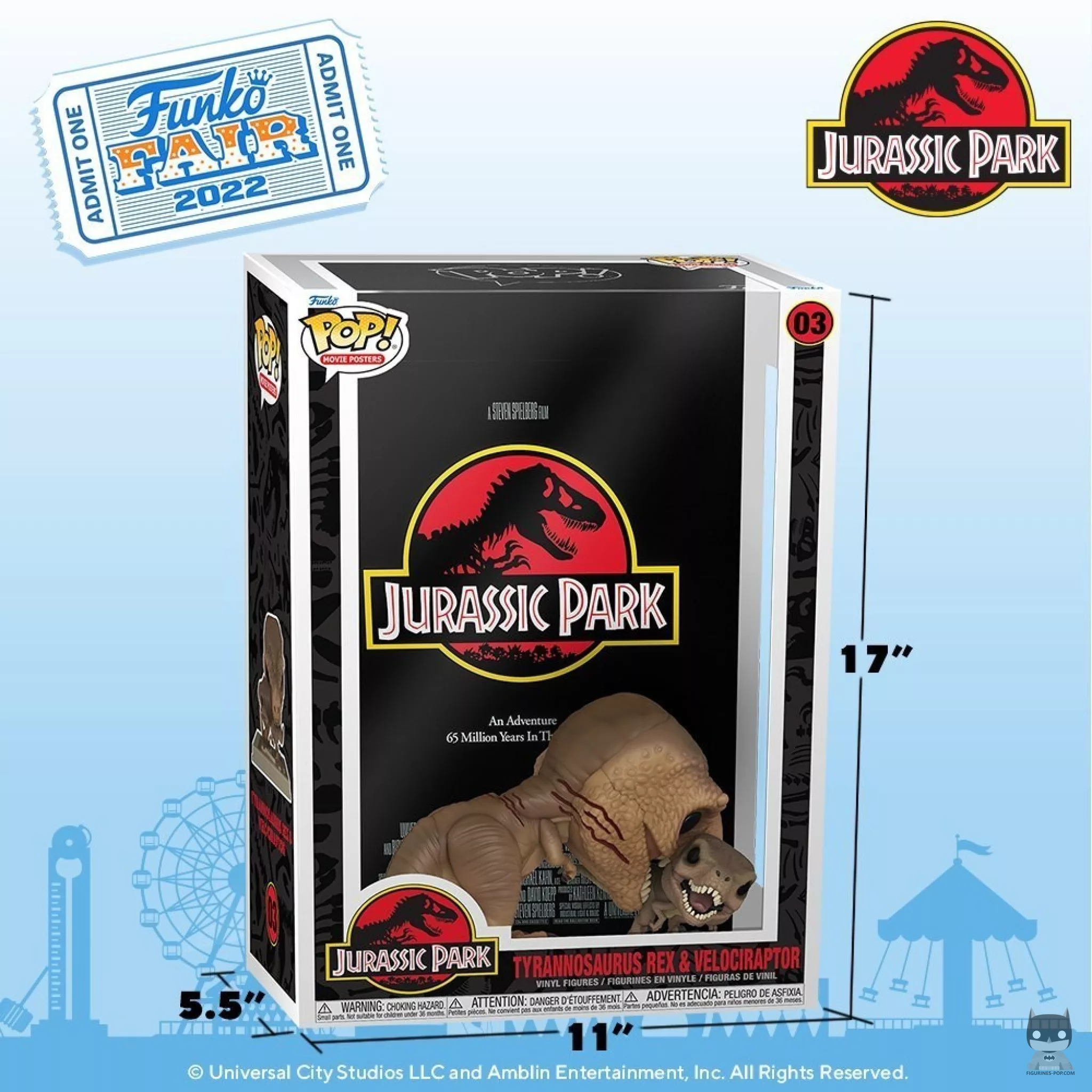 Funko dévoile une POP exceptionnelle de l’affiche du film Jurassic Park