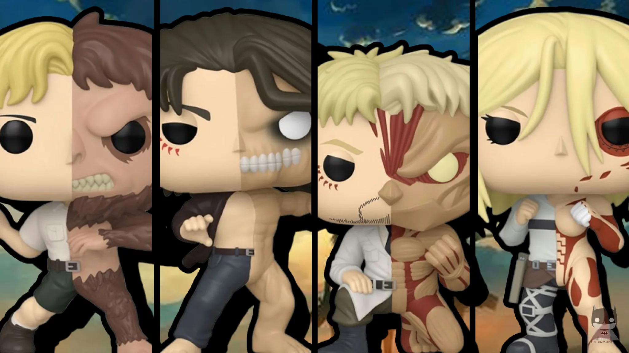 L'Attaque des Titans : Funko coupe ses figurines en deux
