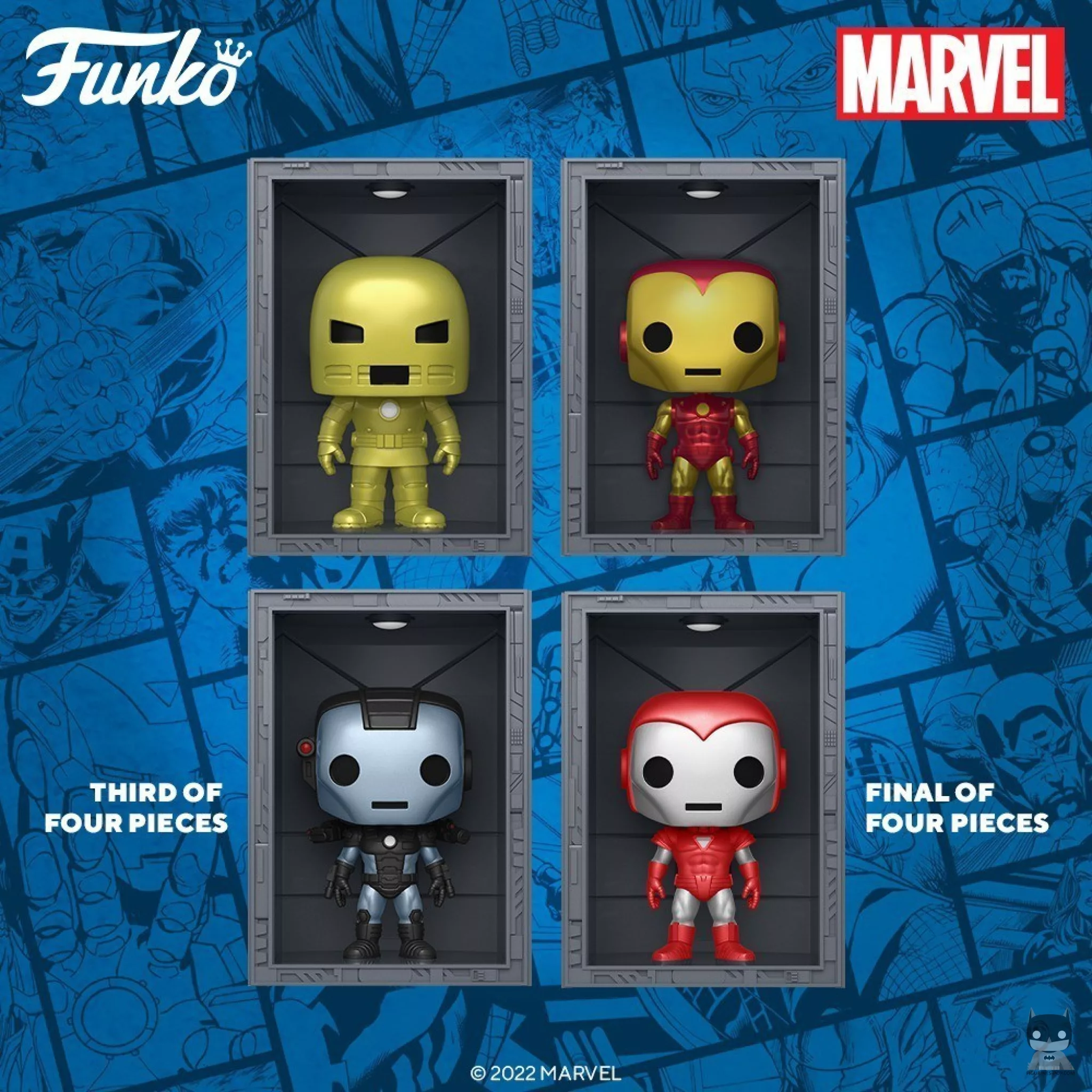 Le set Hall of Armors d’Iron Man au complet
