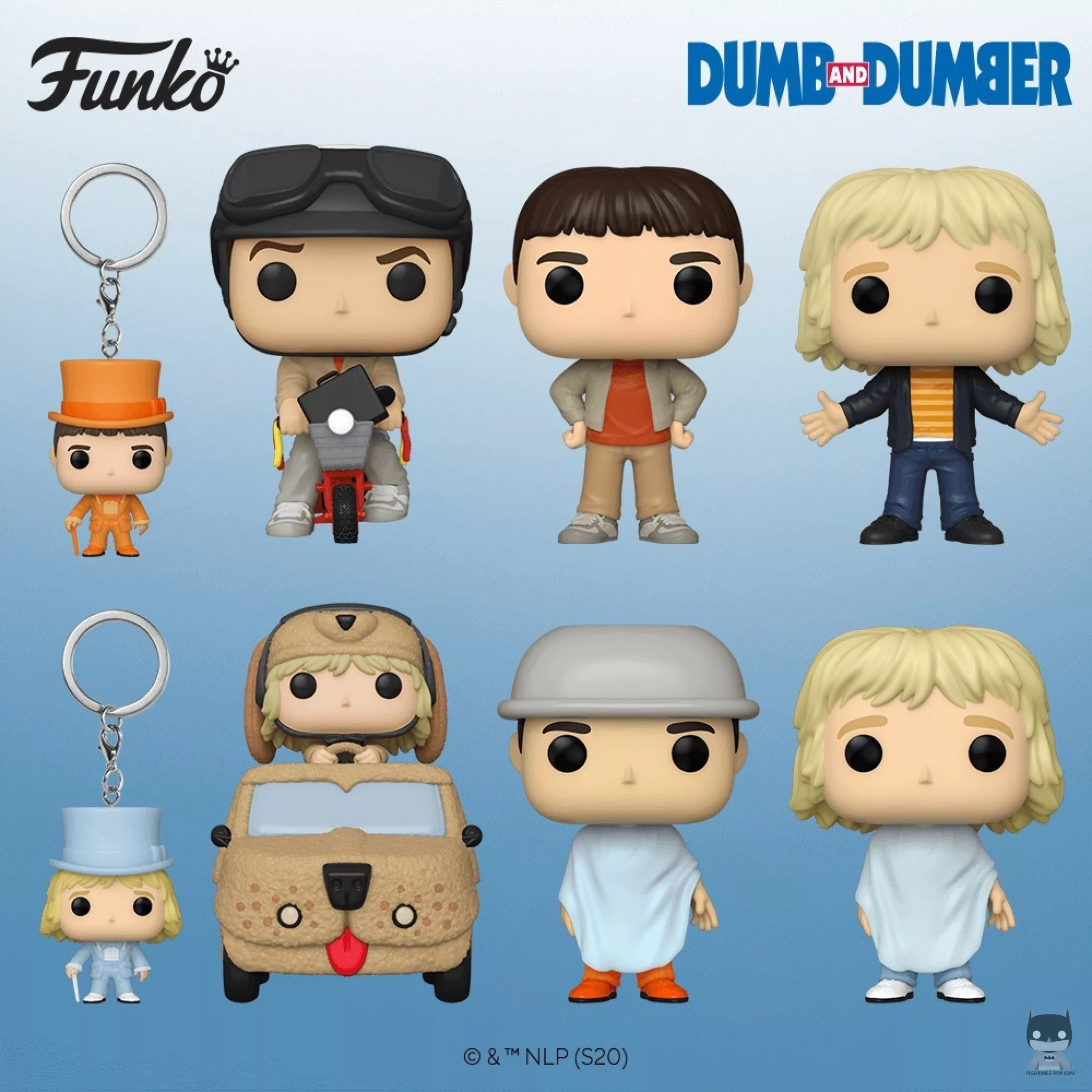 Les figurines POP du film Dumb & Dumber