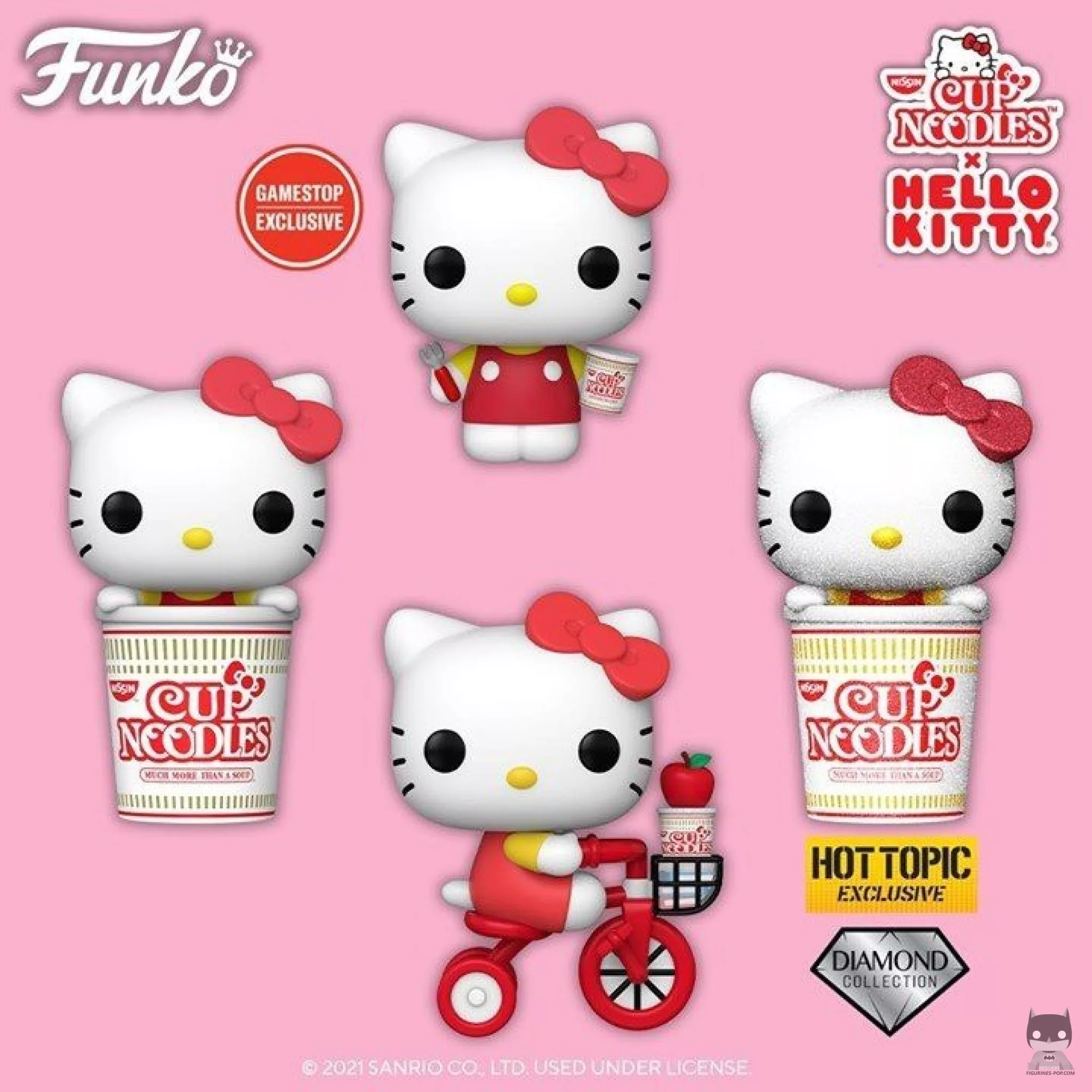 Les nouilles instantanées Nissin débarquent en POP avec Hello Kitty