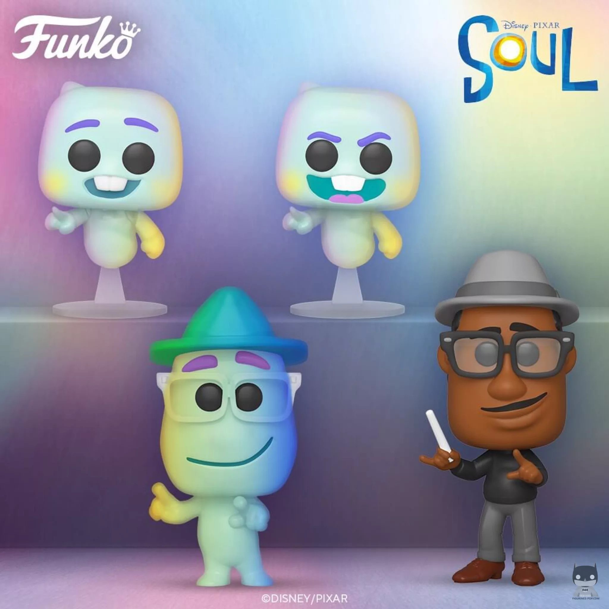 Les personnages de Soul (Disney Pixar) en POP