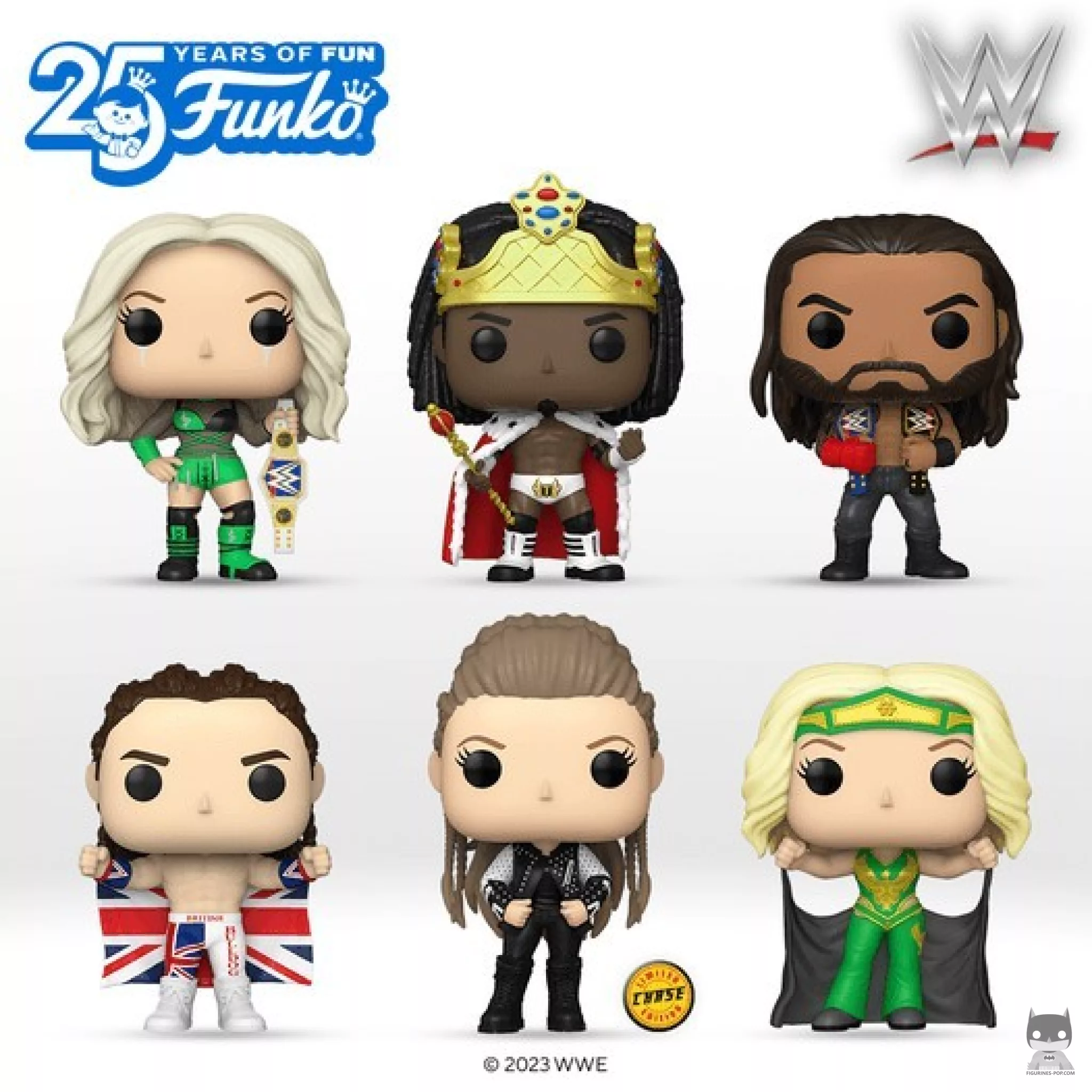 Nouvelle vague de POP WWE 2023 avec 6 figurines