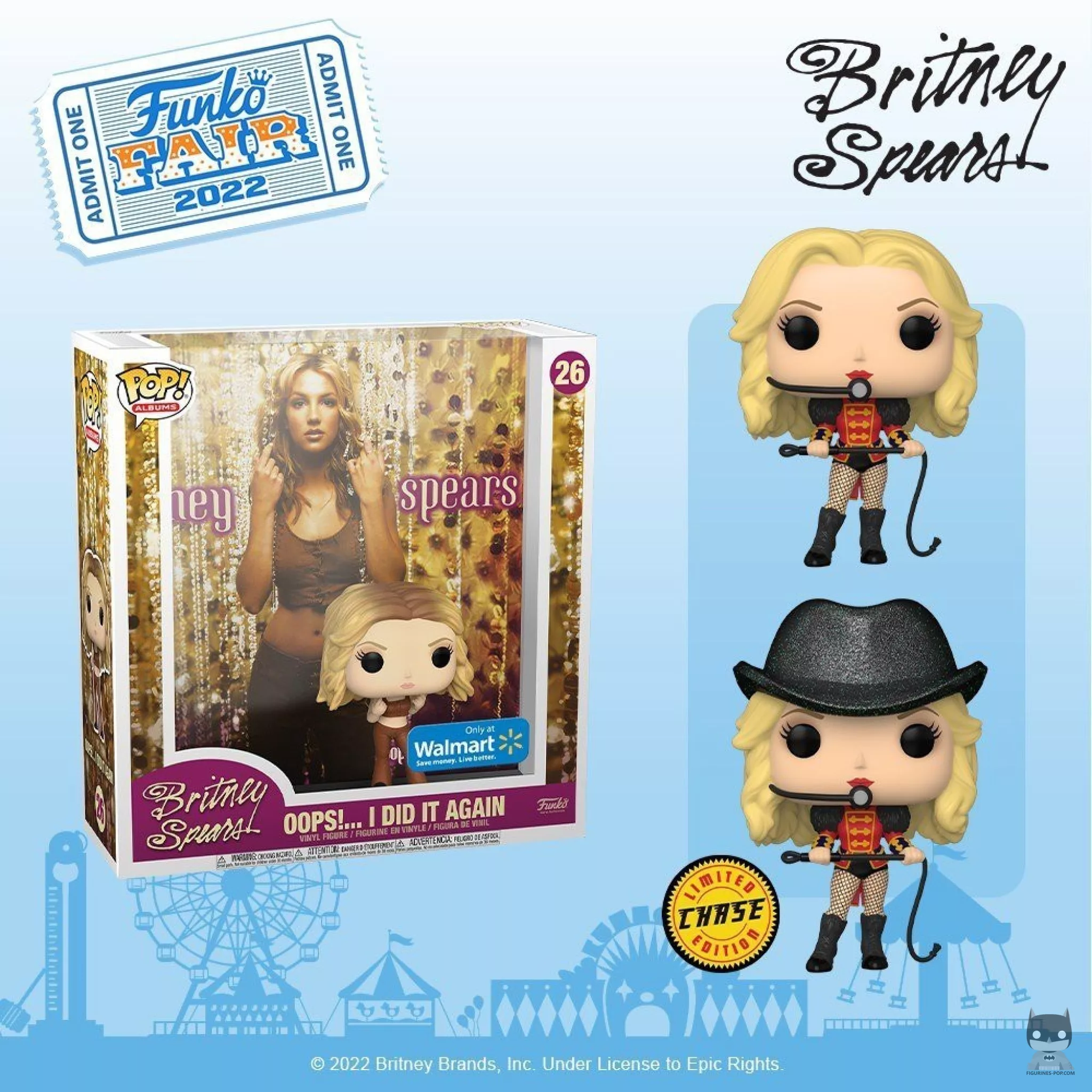 Trois nouvelles Funko POP de Britney Spears