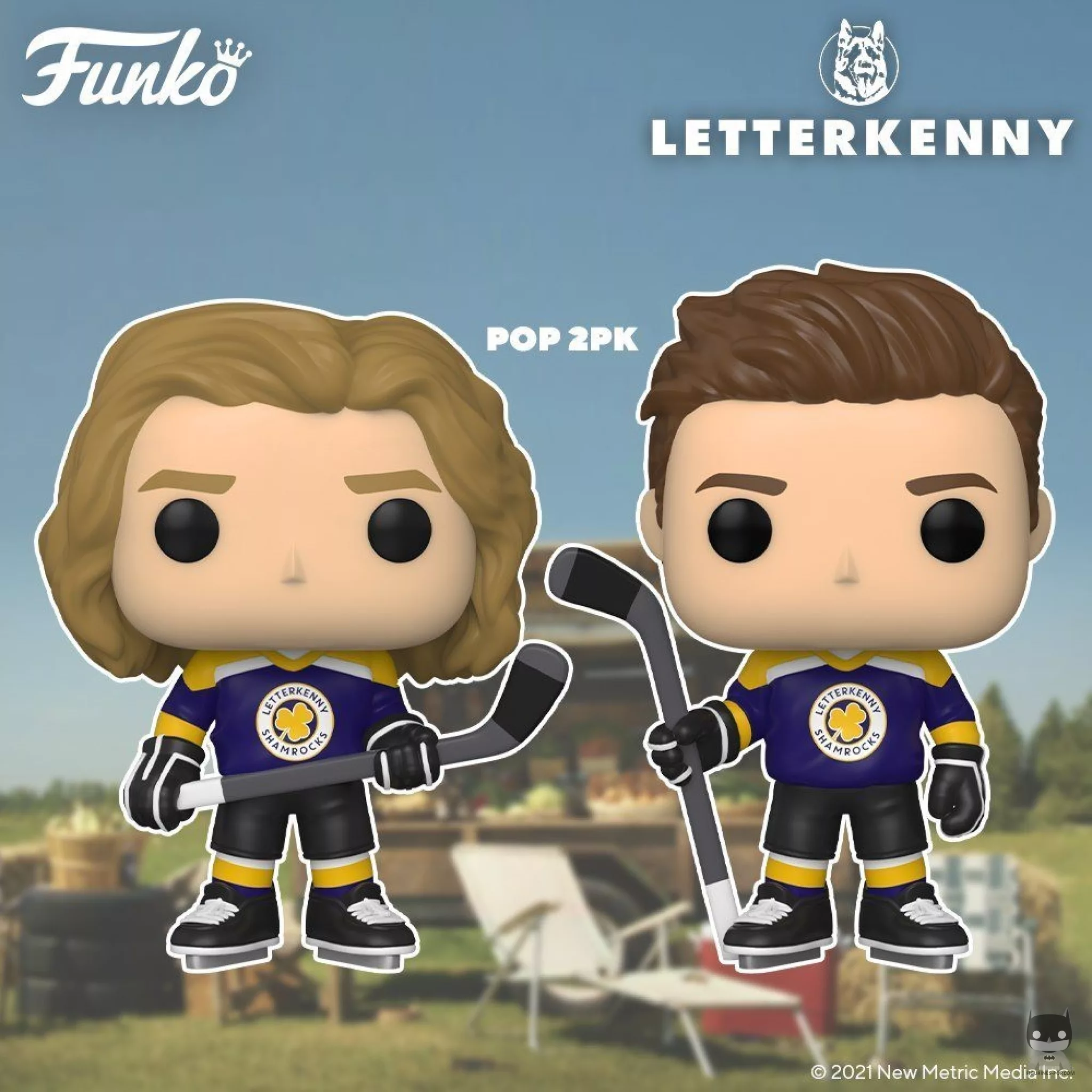 Un duo pack de la série Letterkenny avec Reilly et Jonesy