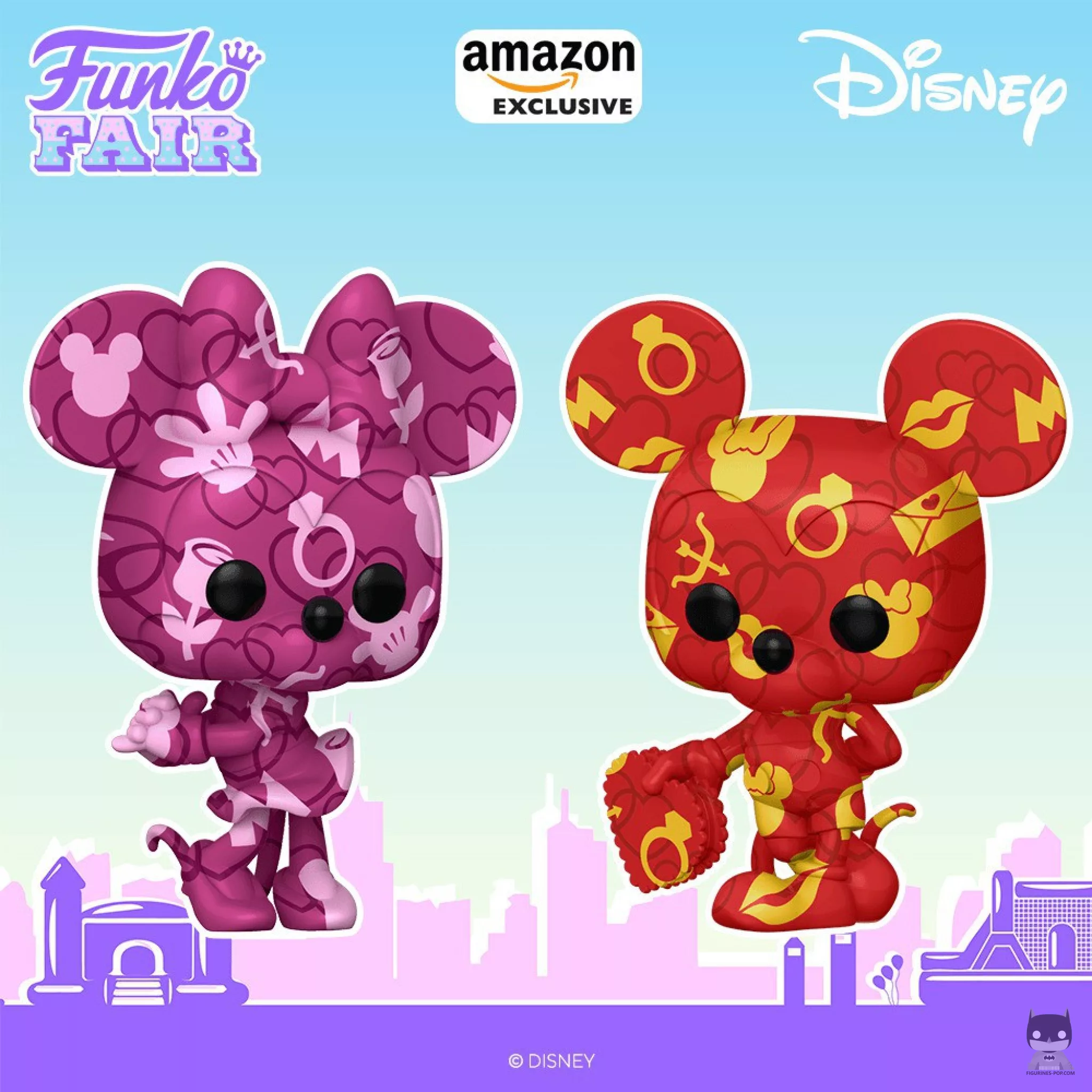 Un duo pack de Mickey et Minie en POP Art Series