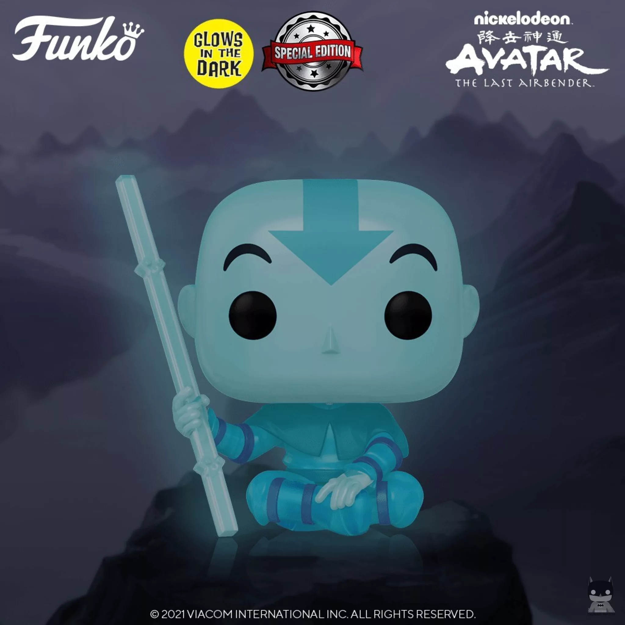 Une POP de Aang Spirit (Avatar) en Glow in the Dark