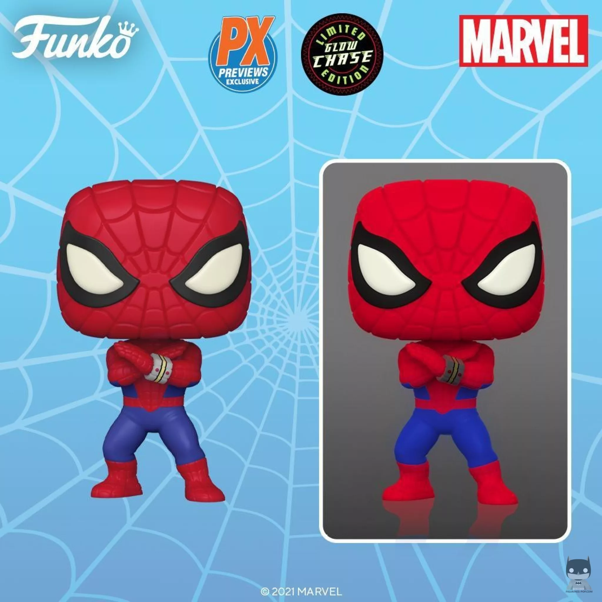 Une POP (et sa chase) du Spider-Man tirée de la série d’animation japonaise