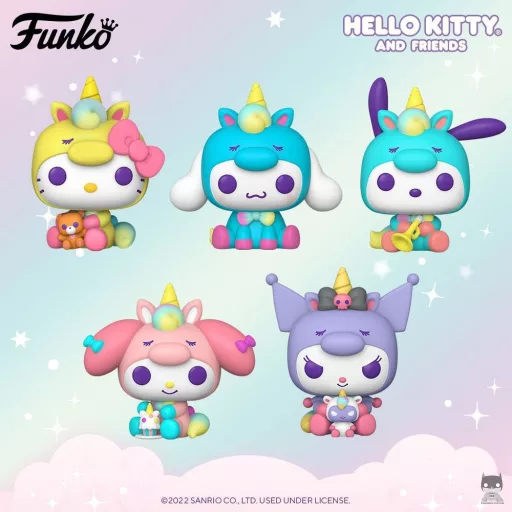 5 POP d'Hello Kitty et ses amis en licornes