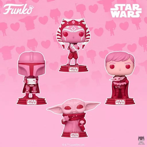 6 POP Star Wars tout en rose pour la Saint Valentin