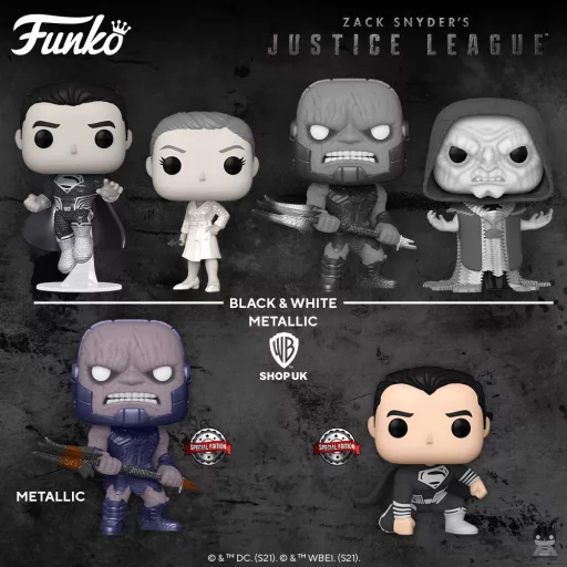 Déferlante de POP pour la Justice League de Zack Snyder