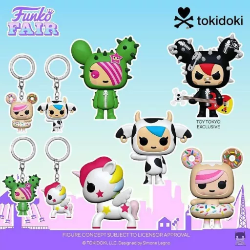 Des POP à l’effigie des personnages de la marque tokidoki