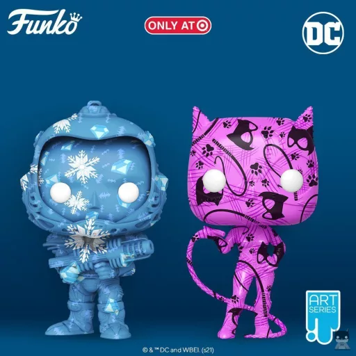 Des POP de la quadrilogie Batman en Art Series