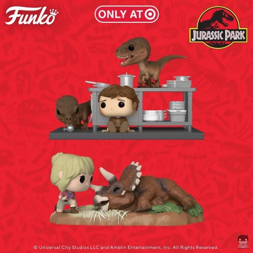 Deux POP Movie Moment de Jurassic Park