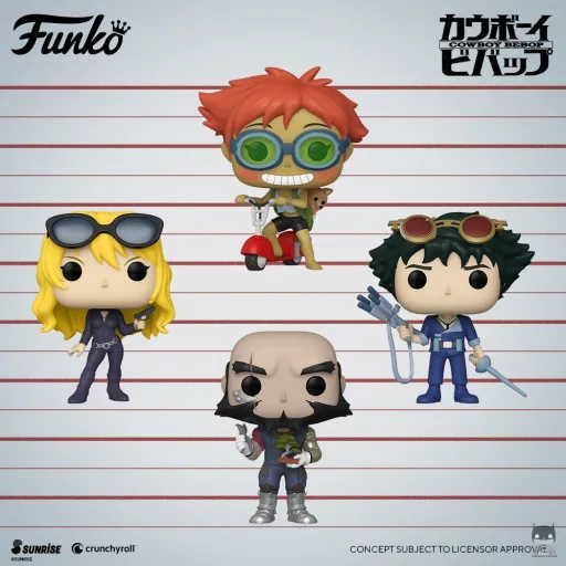 Funko dévoile de nouvelles POP de Cowboy Bebop