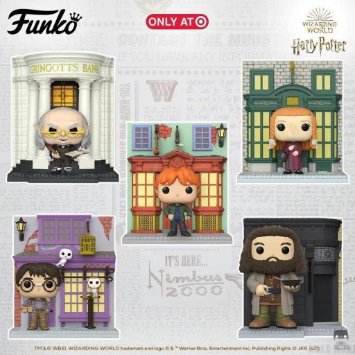 Funko dévoile les 2 dernières POP du set Harry Potter Chemin de Traverse