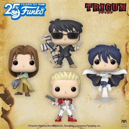 Funko dévoile les premières POP de Trigun