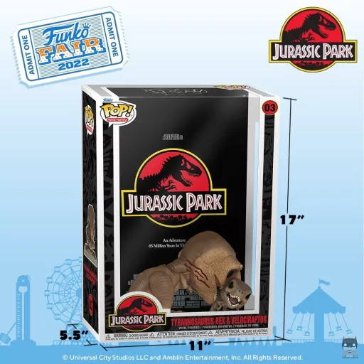 Funko dévoile une POP exceptionnelle de l’affiche du film Jurassic Park