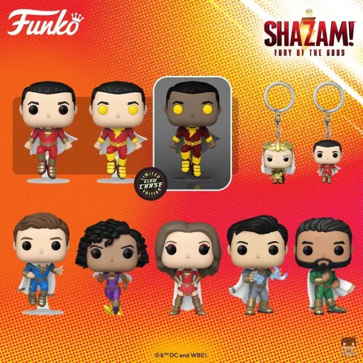 Funko lève le voile sur les 11 premières POP du film Shazam! La Rage des Dieux