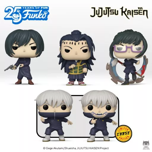 Funko réitère avec une nouvelle vague Jujutsu Kaisen