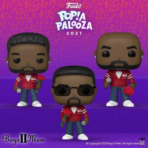 Le groupe américain Boyz II Men popifié