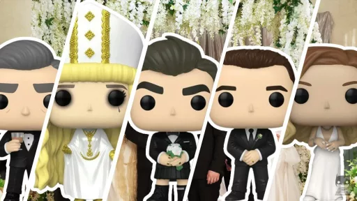 Le mariage de Schitt's Creek en Funko POP