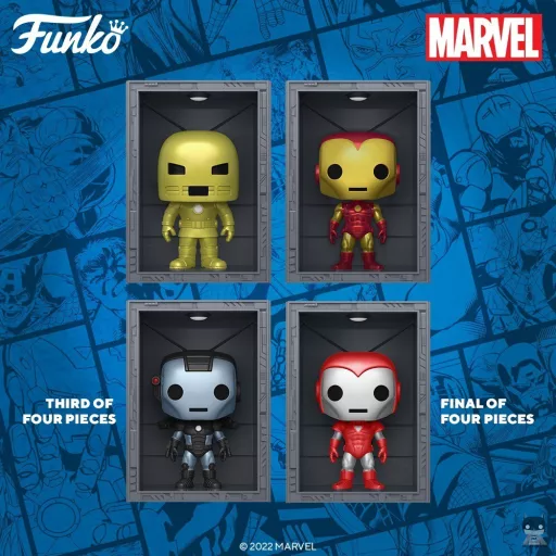 Le set Hall of Armors d’Iron Man au complet