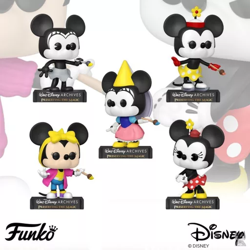 Les 5 POP de Minnie Mouse Disney Archives séparément