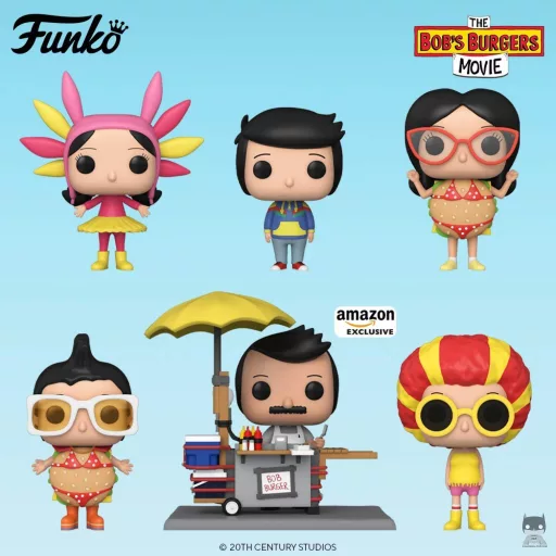 Les Funko POP du film Bob's Burgers sont arrivées