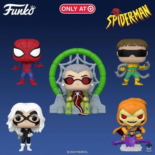 Les nouvelles POP de la série TV Spider-Man, l’Homme Araignée
