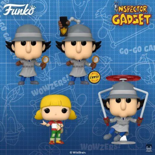 Les premières POP de l’inspecteur Gadget