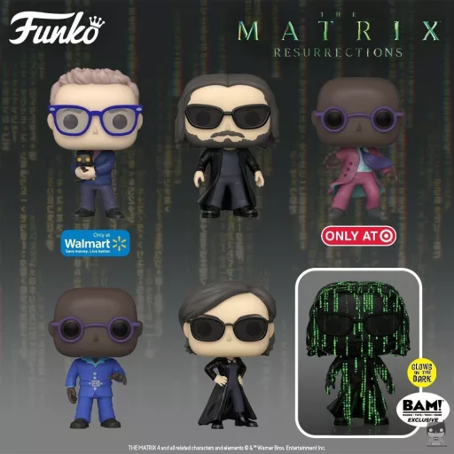 Les premières POP de Matrix Resurrections