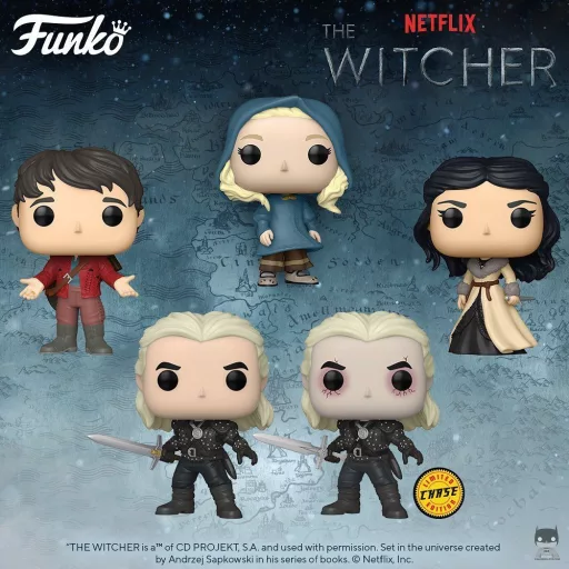Les premières POP tirées de la série Netflix The Witcher