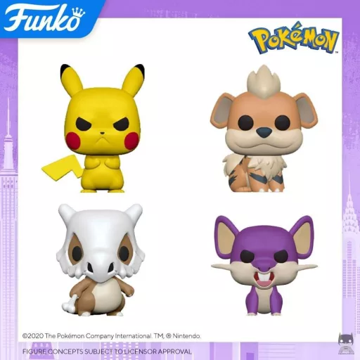 Nouvelle vague de figurines Pokémon