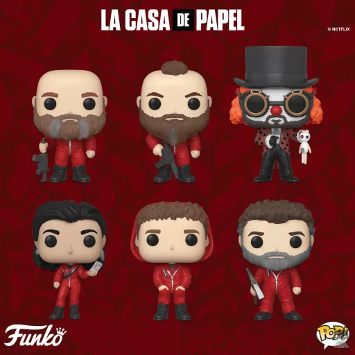 Nouvelles figurines pour la Casa de Papel