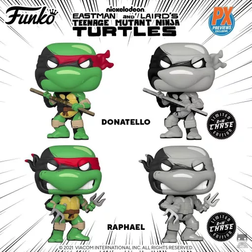 Nouvelles POP des Tortues Ninja tirées de la BD