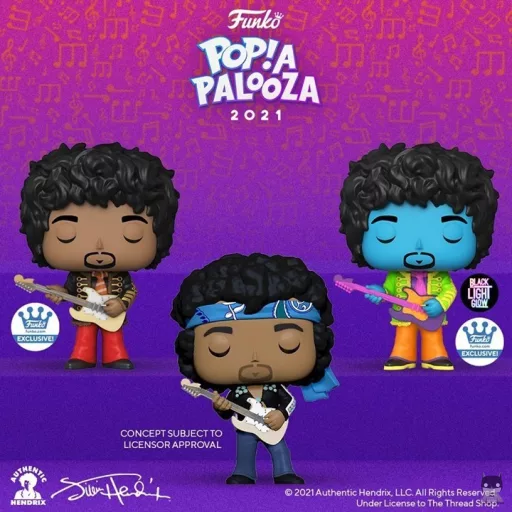 Trois nouvelles POP de Jimi Hendrix