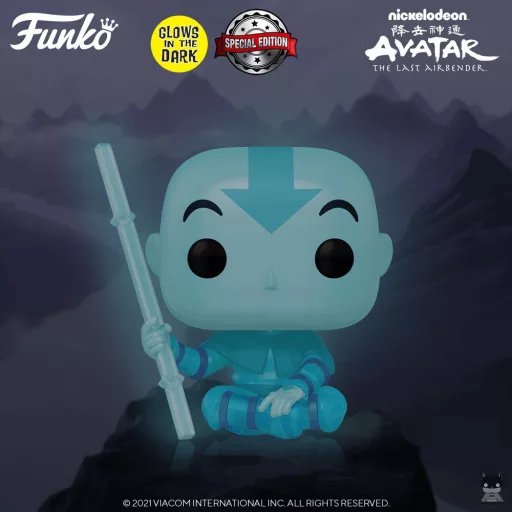 Une POP de Aang Spirit (Avatar) en Glow in the Dark