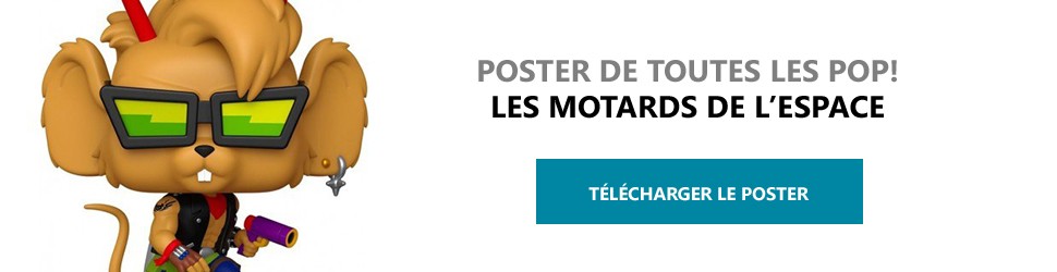 Poster Figurines POP Les Motards de l'espace