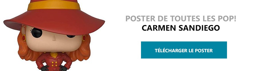 Poster Figurines POP Carmen Sandiego