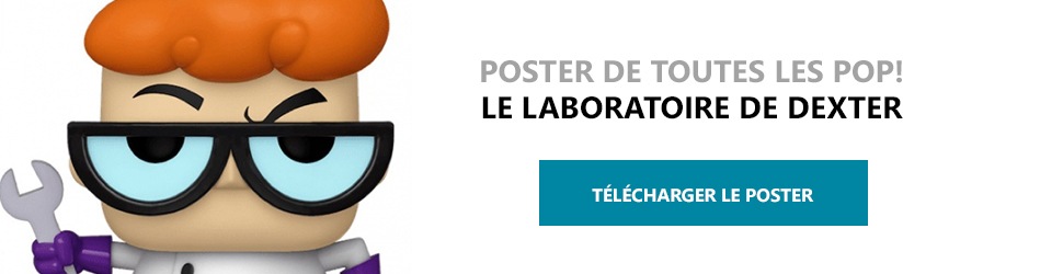 Poster Figurines POP Le Laboratoire de Dexter
