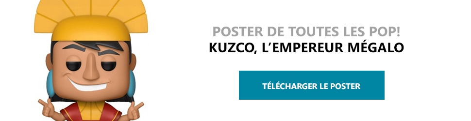 Poster Figurines POP Kuzco, l'empereur mégalo