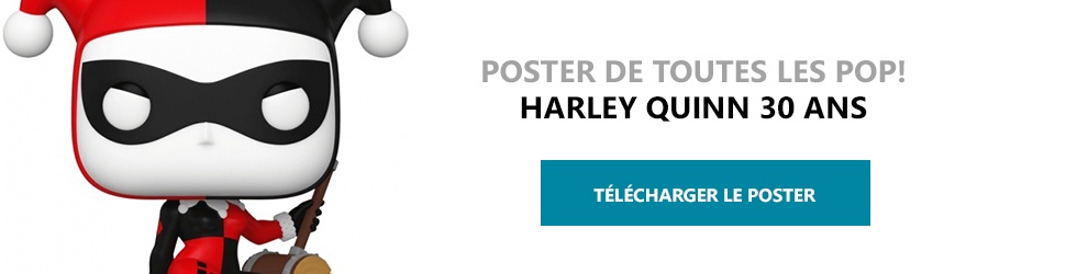 Poster Figurines POP Harley Quinn 30 ans